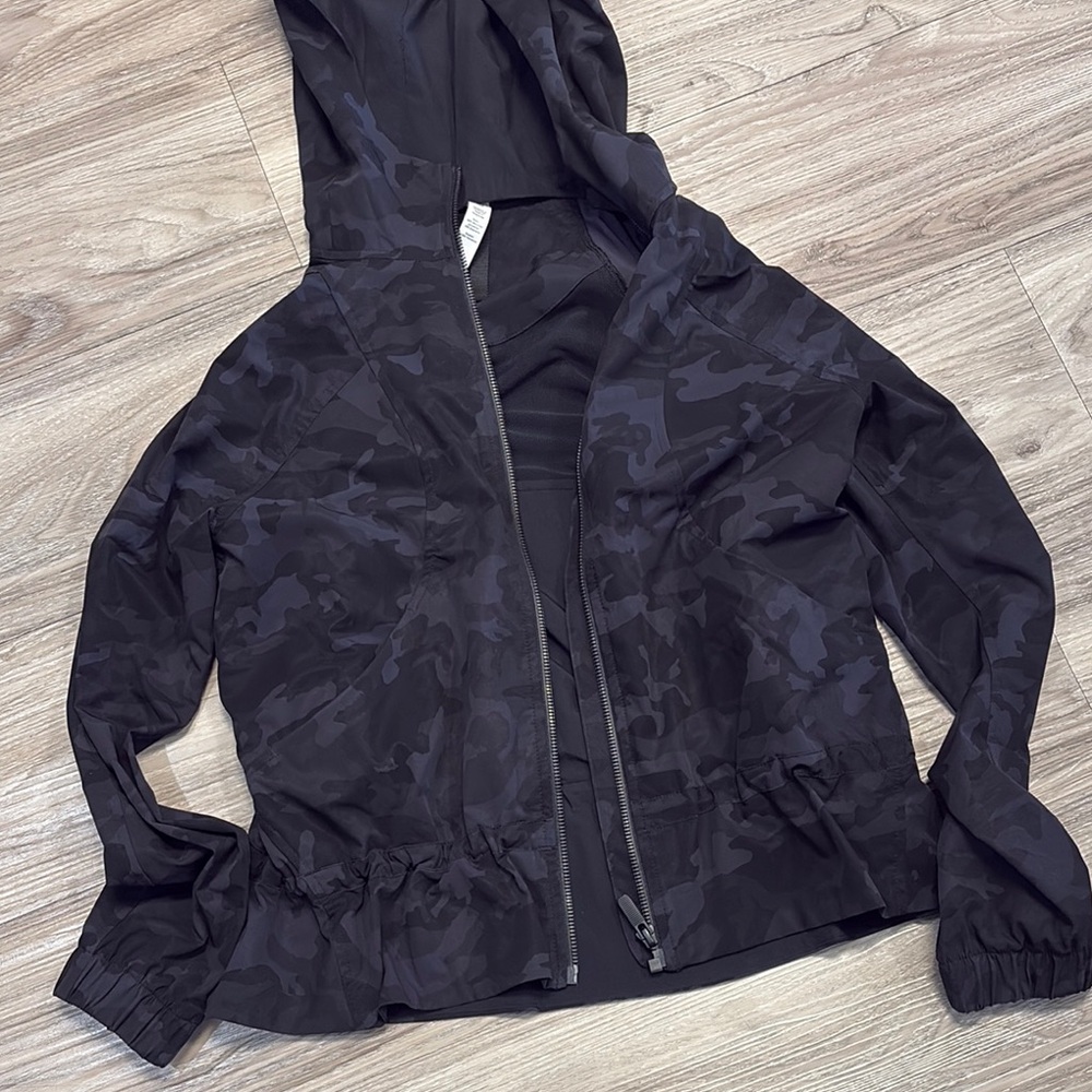Black Camouflage Women's Jacket